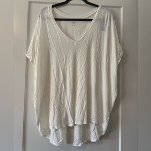 Express Ivory Relaxed Tee XL